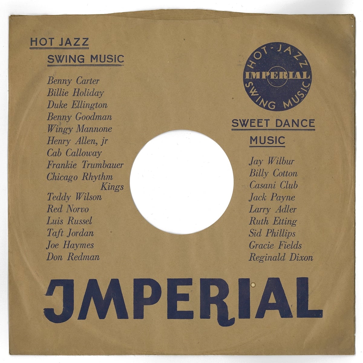 A brown album cover with simple typography