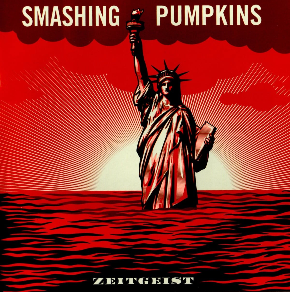 An album cover featuring Shepard Fairey's artwork